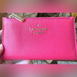 Kate Spade Pink Leather Bifold Wallet
